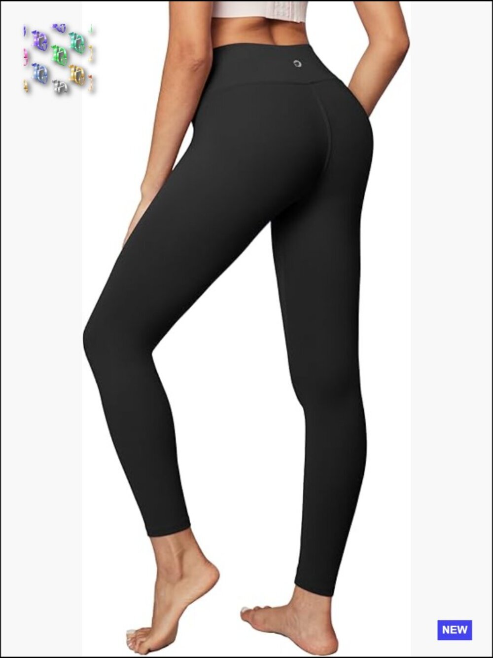 High Waisted Leggings with Pocket Workout Yoga Pants Running Compression Tummy